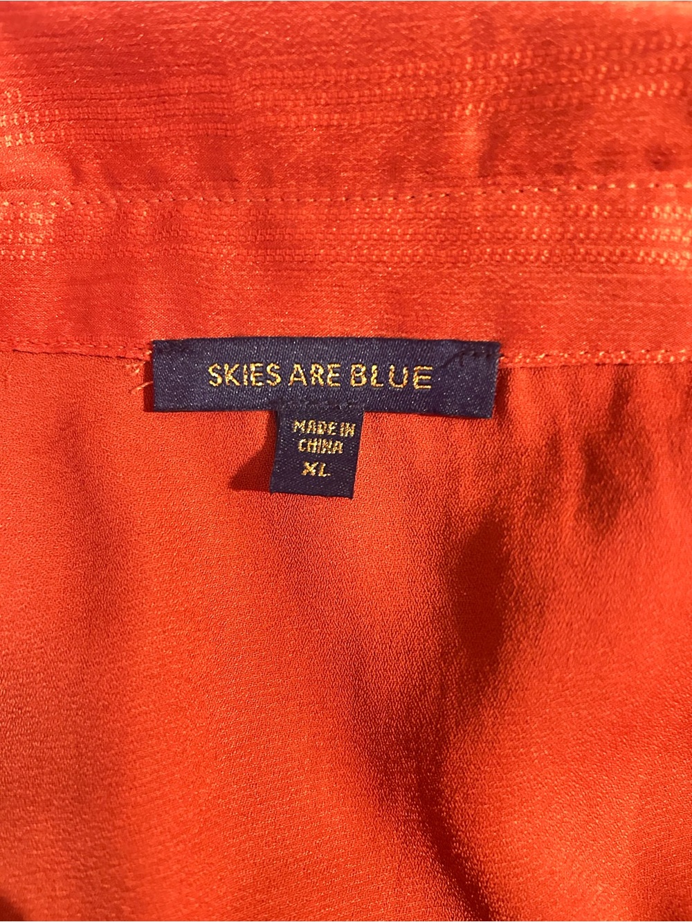 Skies Are Blue (brand label )
Vibrant Orange dress